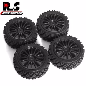 70MM Plastic Wheel Rubber Tire For Lc PTG 1/10 xv01 xv02 - Picture 1 of 7