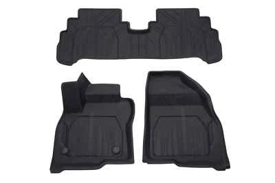 2017-2023 Chevrolet Bolt EV Rubber Floor Liners 42793996 Black Front & Rear OEM - Image 1 of 3