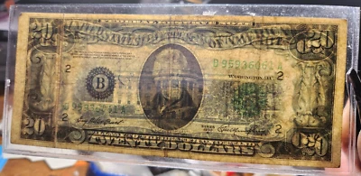 $20 1950A Gutter Fold (Error's) Federal Reserve Bank Note High Grade Crisp BN 1 - Image 1 of 4