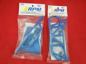 RPM TRAXXAS SLASH 2WD FRONT + REAR BLUE BUMPERS BUMPER 80955 81005 XL5 VXL  - Picture 1 of 1