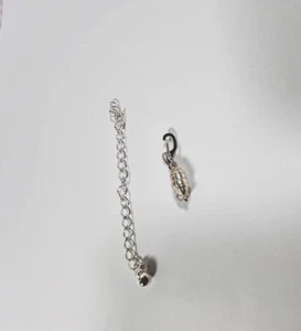 jewelry extender and magnetic clasp silver you choose size - Picture 1 of 1