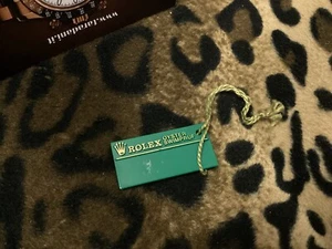 1999 2000 A ROLEX AIR KING 14010 GREEN PRICE TAG TARGHETTA PREZZO VERDE - Picture 1 of 3