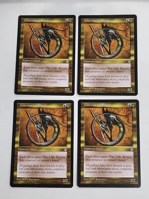 MTG Playset 4x Hibernation Sliver (Stronghold/Gold/U) - BGM - Image 1 of 2