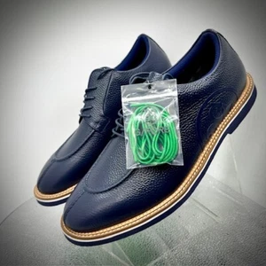 Golf G/FORE Gallivanter cuero guijarro punta dividida GMF000071 para hombre talla 8 - Imagen 1 de 9