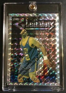 1996 KARL MALONE FINEST GLADIATORS SILVER REFRACTOR W/COATING #116 - Picture 1 of 2