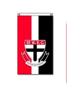 St Kilda Saints Team Official AFL Supporter Cape Wall Flag Banner 150cm x 90cm - Picture 1 of 1