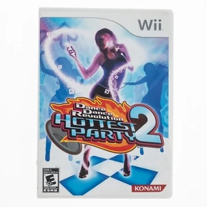 Dance Revolution DDR Hottest Party 2 (Nintendo Wii) Completo con Manual CIB - Imagen 1 de 4