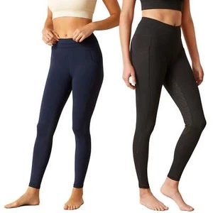 Ariat EOS 2.0 Womens Full Seat Riding Tights - Black or Navy Eclipse - Picture 1 of 13