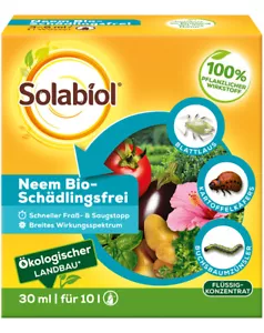 Solabiol (früher Bayer) Bio-Schädlingsfrei Neem 30 ml - Bild 1 von 2
