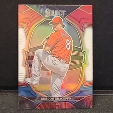 2023 Panini Select #51 Gordon Graceffo Red White & Blue Prizm