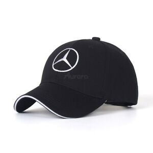 Men's Cap Hat Baseball Adjustable Mercedes Benz AMG Petronas Black/White