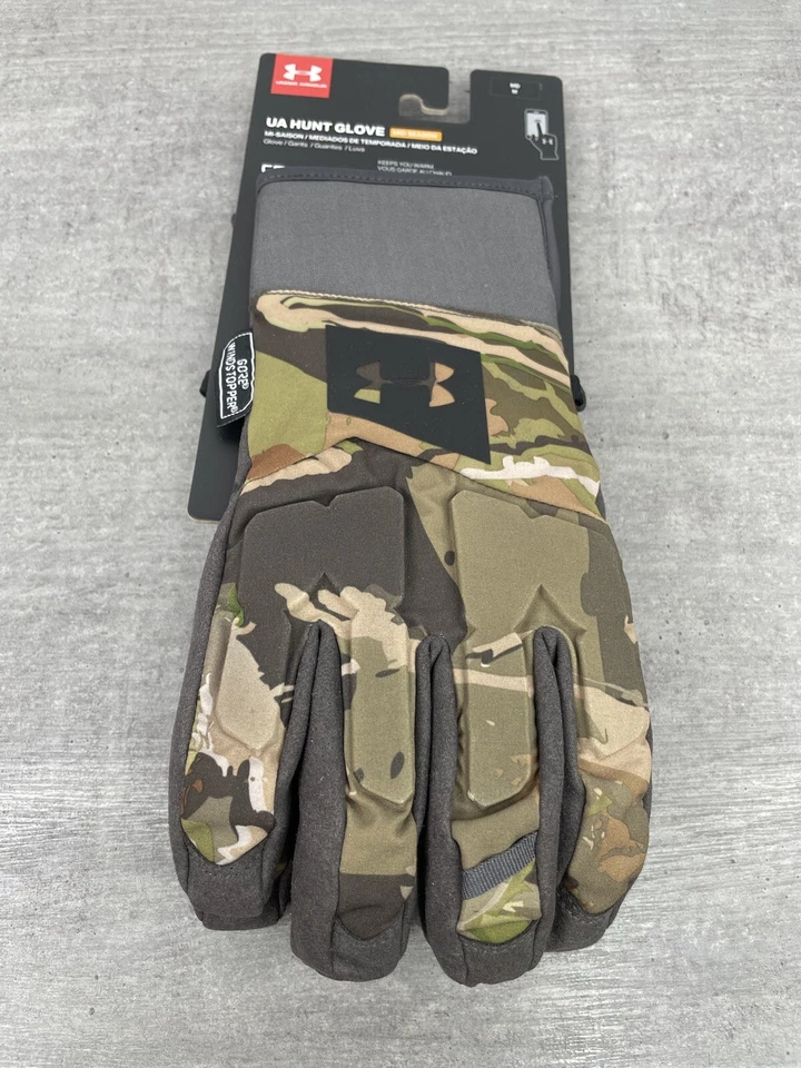 Under Armour UA Hunt Glove ColdGear Mid Season Gloves -Camo-  1318575 Size M - Image 1 of 4