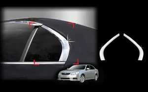 Chrome Window Sill C Pillar Molding Trim 2p For 2006 2010 Chevy Epica Tosca - Picture 1 of 1