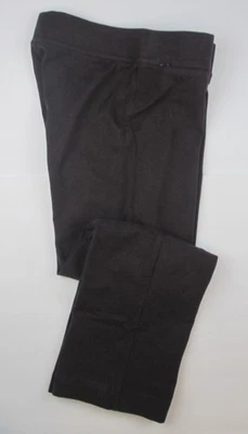 LANDS END Brown Heather Starfish Refined Stretch Pants Womens L/P 14-16 *NEW* - Image 1 of 4