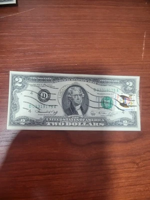1976 Two Dollar ($2) Bill Note - D03319175A - Image 1 of 4
