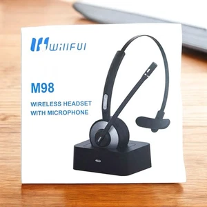 Willfui M98 Wireless Headset With Microphone NEW IN BOX - Photo 1 sur 6