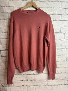 Suéter Vineyard Vines Shep & Ian Coral Rosa Algodón Tejido Cuello Redondo Ballena Talla Med - Imagen 1 de 8