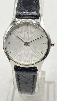 Calvin Klein HECHO EN SUIZA 25mm Acero Inoxidable Damas Reloj Cuarzo, K26 231 00 Foto 1 de 4