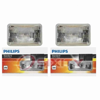 2 bombillas de faros de haz alto bajo Philips para GMC Jimmy Sonoma 1994-1997 Zw Foto 1 de 4