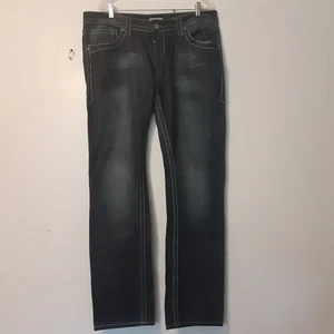 ANTIQUE RIVET Vintage Men's Jeans Size 36x34 Rustic Grundge Rock - Picture 1 of 12