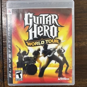 Guitar Hero World Tour PS3 PlayStation 3 Complete CIB Very Good Condition Disc - Picture 1 of 2