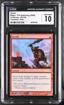 SKRED Coldsnap Foil CGC 10 Gem Mint MTG [Nostalgium] - Image 1 of 2