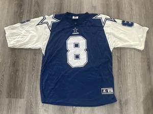 Vintage Troy Aikman Starter Authentic Apparel Dallas Cowboys #8 Größe 52 XL 1995 - Bild 1 von 7