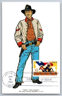 #2968 Texas FDC Maxi Card - Image 1 of 2