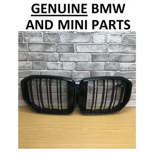GENUINE BMW X5M, F95 Front Bumper Grille 51138079727. X5 F15. BLACK GLOSS. 13X - Picture 1 of 15