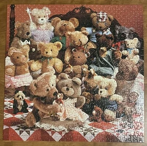1985 Springbock The Best of Friends Puzzle Teddybären PZL 2114 500 *1 Stck. fehlt* - Bild 1 von 8