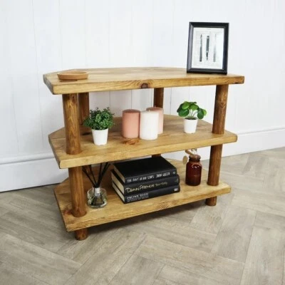 Solid Wood TV Corner Unit - Handmade and Customisable - Image 1 of 4