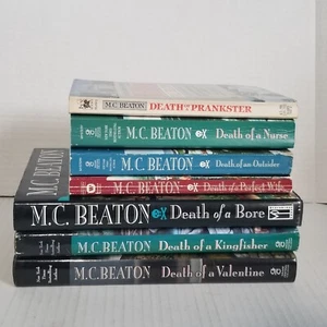 Hamish Macbeth Scottish Mysteries by MC Beaton Lot/7 Death of A Bore/ Outsider + - Picture 1 of 19