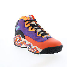 Fila MB 1BM01742-852 Mens Purple Leather Lace Up Lifestyle Sneakers Shoes