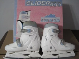 Lake Placid White Glide System verstellbare Größen 2-4 Boot Schlittschuhe Glider 500 - Bild 1 von 2