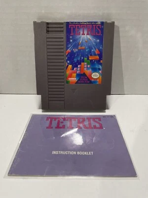 Nintendo NES - Tetris - Authentic Video Game w/ Manual Tested & Works Great! - Image 1 of 4