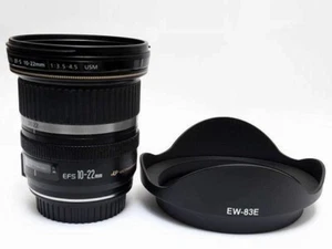 Canon EF-S 10-22mm F3.5-4.5 USM AF Wide Angle Zoom Lens Excellent from Japan - Picture 1 of 4