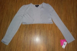 Amy Byer Girls' Long Sleeve Shrug Cardigan Size 16 New With Tags - Picture 1 of 7
