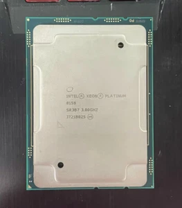 Intel Xeon Platinum 8158 LGA3647 3.0/3.7GHz 12C/24T For supermicro X11DAi-N - Picture 1 of 3