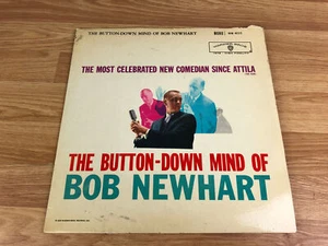 Bob Newhart Button Down Mind LP Vinyl Record Warner Bros 1960 Grammy Winner - Picture 1 of 3