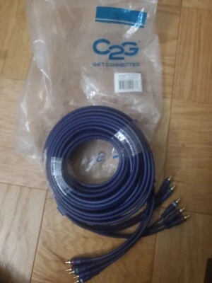 C2G/Cables to Go 29168 - 25ft Velocity. RCA Audio Interconnect - Image 1 of 4