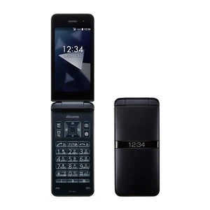 New KYOCERA KY-42C DIGNO KEITAI Black ANDROID FLIP PHONE UNLOCKED JAPAN - Picture 1 of 6