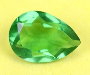 AAA Colombian 8.15 Ct Natural Green Emerald Pear Loose Gemstone Certified B5199
