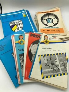 FUSSBALL-PROGRAMMHEFTE DDR-OBERLIGA 80er Jahre-211 St.-Sammlung-Ostalgie-Liga - Picture 1 of 1