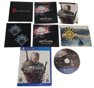 The Witcher III Wild Hunt - Playstation 4 PS4 - Complete CIB w/ Stickers + Map! - Picture 1 of 11