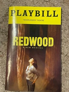 REDWOOD Broadway Playbill IDINA MENZEL - Picture 1 of 1