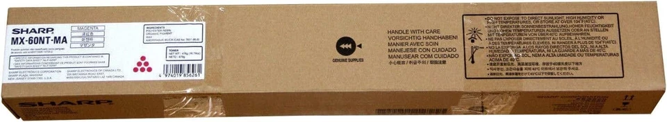 Genuine Sharp MX-60NTMA Magenta Toner Cartridge CHARITY! - Image 1 of 1