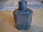 Rare Circa 1800 Large Kut Hing Swatow Chinese Pewter 6 sided Tea Caddy Bottle