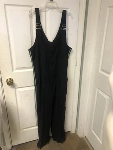 Vtg School Marching Band Uniform Black Green overall Bibs Pants Jumpsuit Costume - Picture 1 of 9