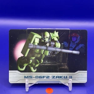MS-06F2 Zaku II Gundam Wafers TCG Card Game MORINAGA BANDAI Japanese Anime - Picture 1 of 7