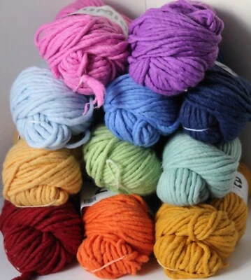 Zumie yarn by HiKoo Wool/ Acrylic blend Super 6 Sold per hank